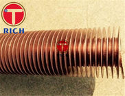 Longitudinal Heat Exchanger Coil Aluminium Copper Fin Tube Extruded Embedded Type