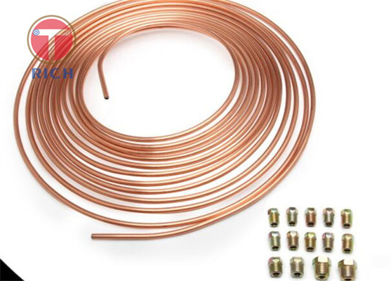 Giá tốt. 4.76X0.7mm PVF Ống đồng mạ kẽm cho ô tô 25 Feet Cuộn dây chống muỗi vàng trực tuyến