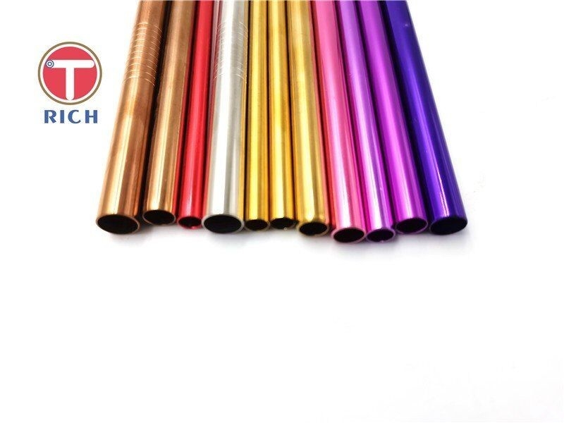 Thực phẩm thân thiện với môi trường Bộ ống hút bằng thép không gỉ 304/316 để uống nước giải khát