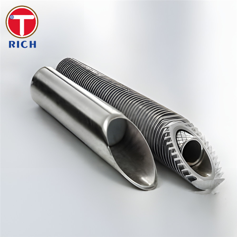GB/T 24590 12Cr18Ni9 ống thép không gỉ ống tăng cường để trao đổi nhiệt hiệu quả