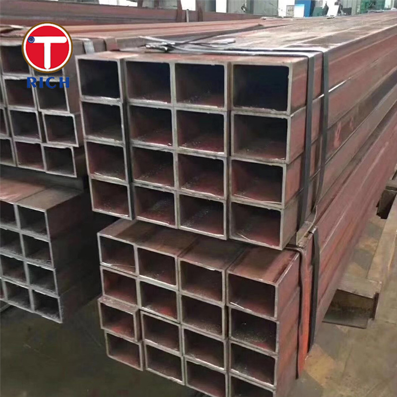 ASTM A500 Grade A Ống thép kẽm kẽm Đường vuông đen