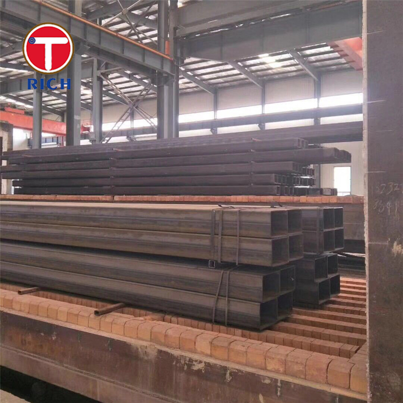 ASTM A500 Grade A Ống thép kẽm kẽm Đường vuông đen