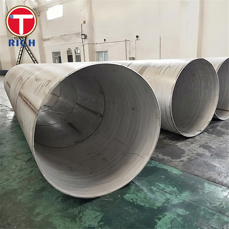 ASTM A409 TP201 ủi đường ống thép không gỉ austenit đường kính lớn cho dịch vụ ăn mòn hoặc nhiệt độ cao