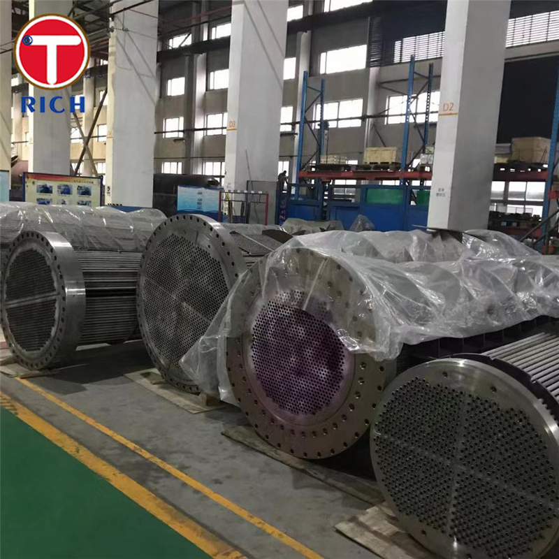ASTM A688 304 ủi ống thép không gỉ austenitic cho bộ trao đổi nhiệt máy sưởi nước
