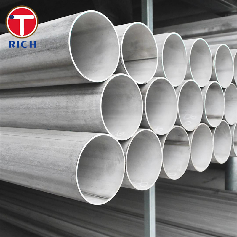 ASTM A358 304 ống thép không gỉ Ống thép không gỉ điện hợp nhất hàn cho dịch vụ nhiệt độ cao