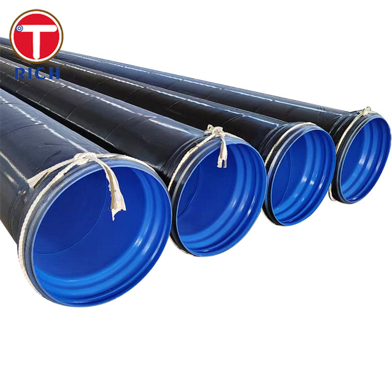 JIS G3469 P2S ống thép phủ polyethylene cho dịch vụ chống ăn mòn