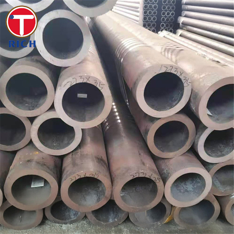 P91 Chrom Moly Pipe Cold Drawn Alloy Steel Seamless Pipe For High Temperature Service (Điều này có nghĩa là các đường ống không may được kéo lạnh)