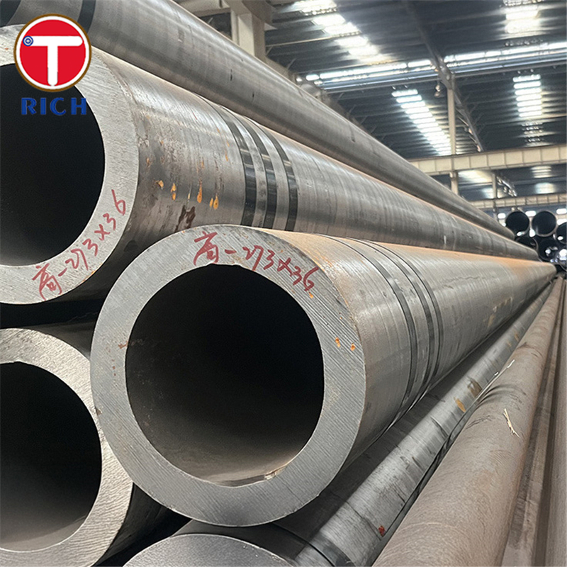 P91 Chrom Moly Pipe Cold Drawn Alloy Steel Seamless Pipe For High Temperature Service (Điều này có nghĩa là các đường ống không may được kéo lạnh)