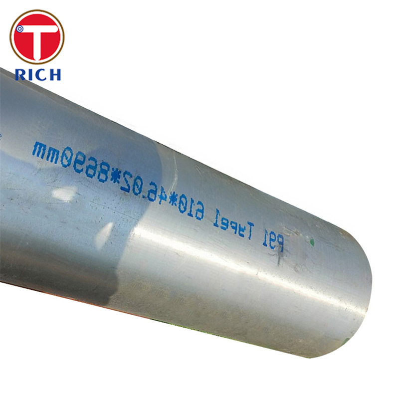 P91 Chrom Moly Pipe Cold Drawn Alloy Steel Seamless Pipe For High Temperature Service (Điều này có nghĩa là các đường ống không may được kéo lạnh)