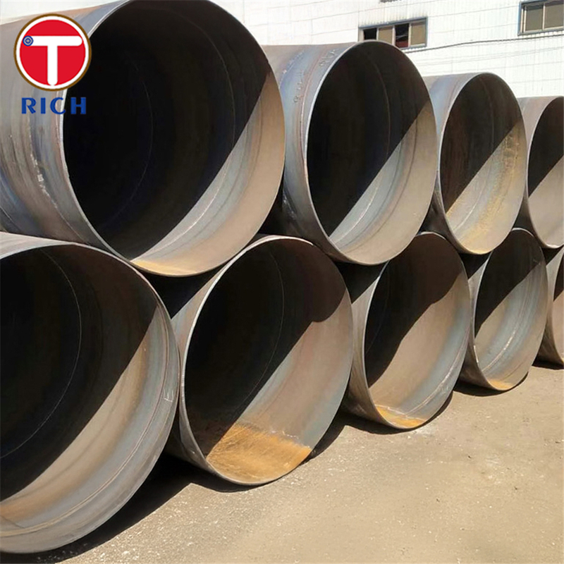 Ống cưa thép carbon ASME SA139 Ống thép hàn xoắn ốc carbon cho ngành công nghiệp ô tô