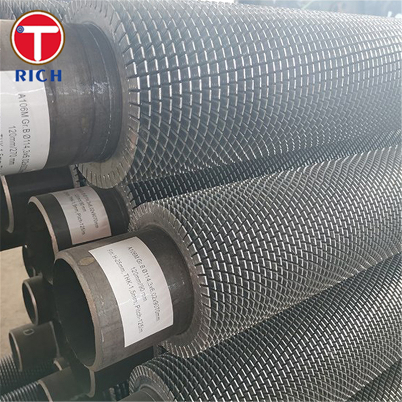 Ống cánh xoắn cho bộ trao đổi nhiệt công nghiệp với hiệu suất truyền nhiệt cao và liên kết cánh chắc chắn