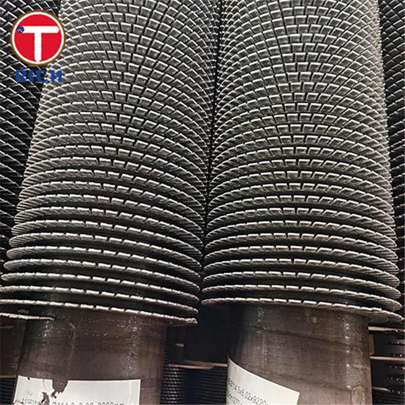 Ống cánh xoắn cho bộ trao đổi nhiệt công nghiệp với hiệu suất truyền nhiệt cao và liên kết cánh chắc chắn