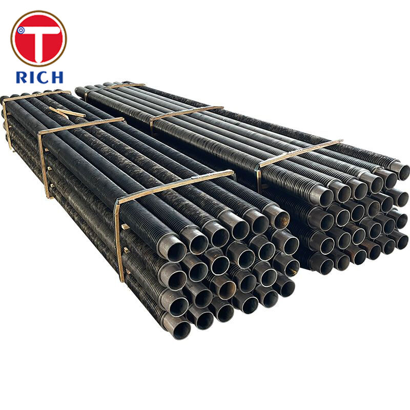 Rủi nhựa nhôm L-Foot Tension Wound L-Type Fin Tube cho máy trao đổi nhiệt chống ăn mòn