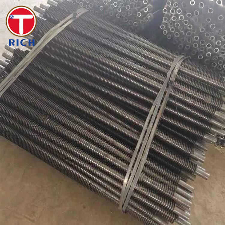 Rủi nhựa nhôm L-Foot Tension Wound L-Type Fin Tube cho máy trao đổi nhiệt chống ăn mòn