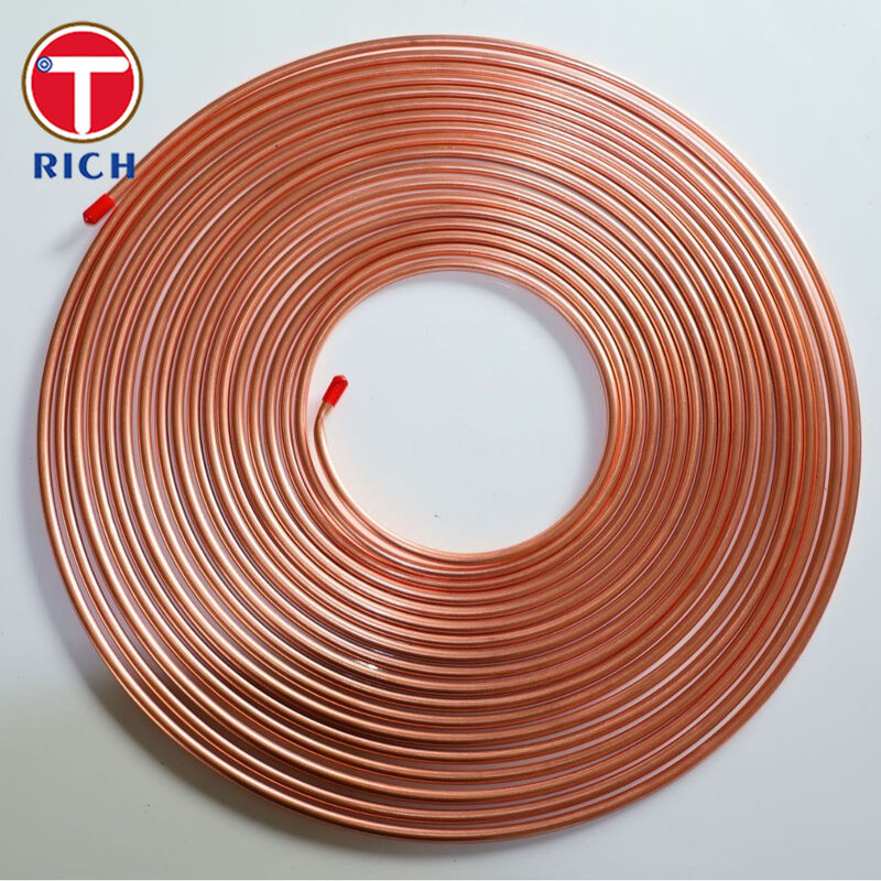 Bụi Bundy ống hai tường thép carbon thấp ống đồng mạ cho sử dụng ô tô