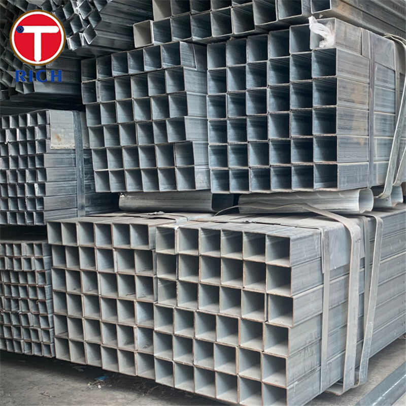 Q235 Bụi vuốt hình vuông thép cấu trúc carbon cho các ứng dụng kiến trúc với các tùy chọn kéo lạnh và cán nóng