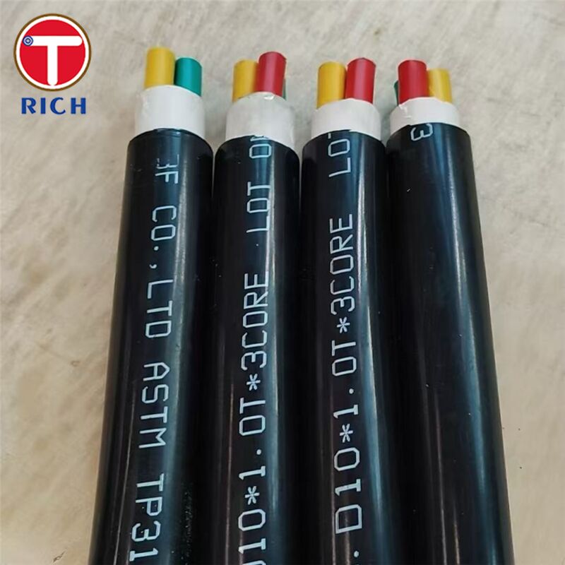 Ống liền mạch bằng thép không gỉ đa lõi có lớp phủ nhựa cho ngành đóng tàu với các mác 304L/316L/Duplex 2205 và kỹ thuật kéo nguội/cán nóng