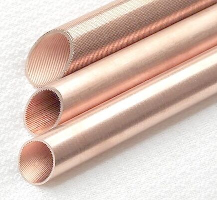 Giá tốt. C12200 Ống trao đổi nhiệt bằng đồng 5,0mm có rãnh bên trong trực tuyến